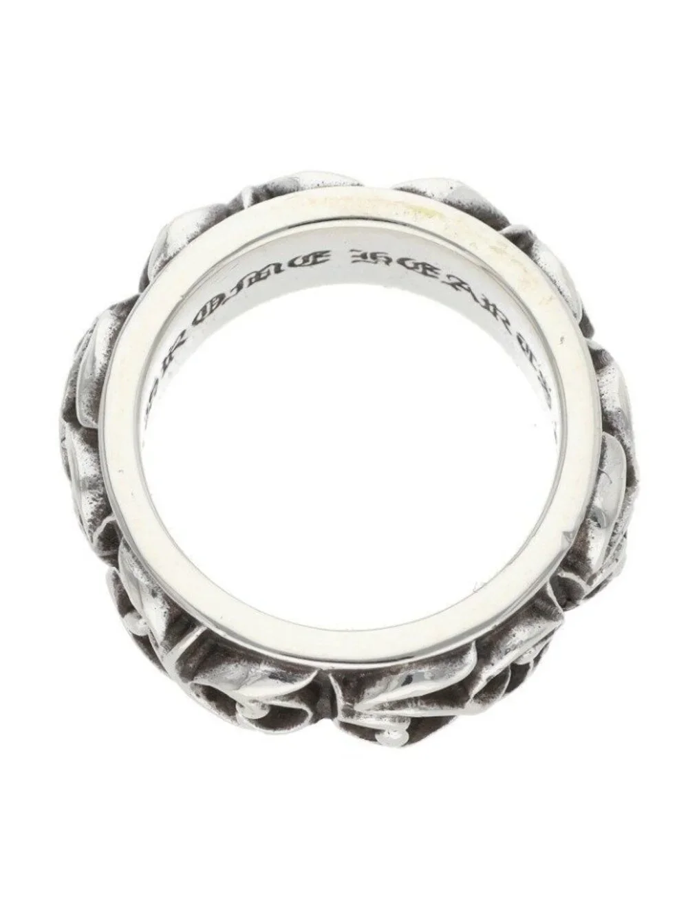 Chrome Hearts Etrnity Vine Band Eternity Silver Ring